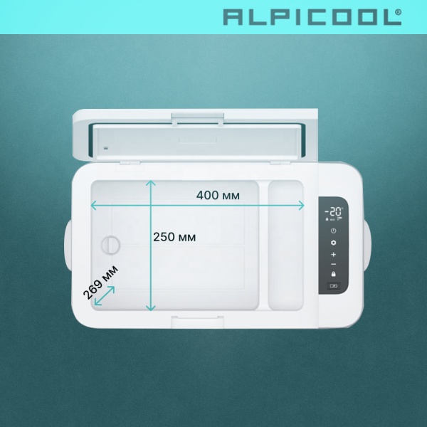 Компрессорный автохолодильник Alpicool MK25 (12/24V)